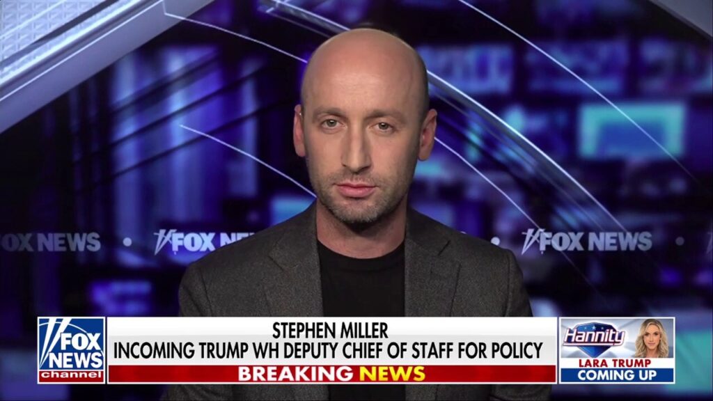 Trump is coming to save America, says Stephen Miller