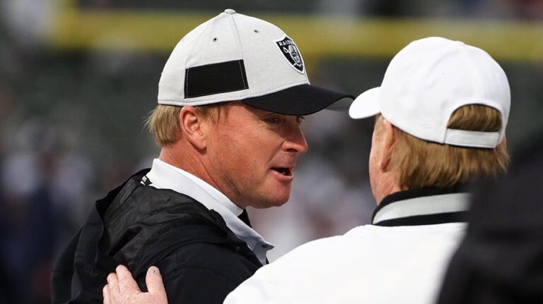 Raiders owner Mark Davis says Jon Gruden’s resignation set organization back: ‘His head was chopped off’