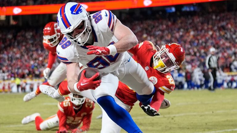 Bills star Dawson Knox gives 'all the glory to Jesus' even after AFC Championship loss