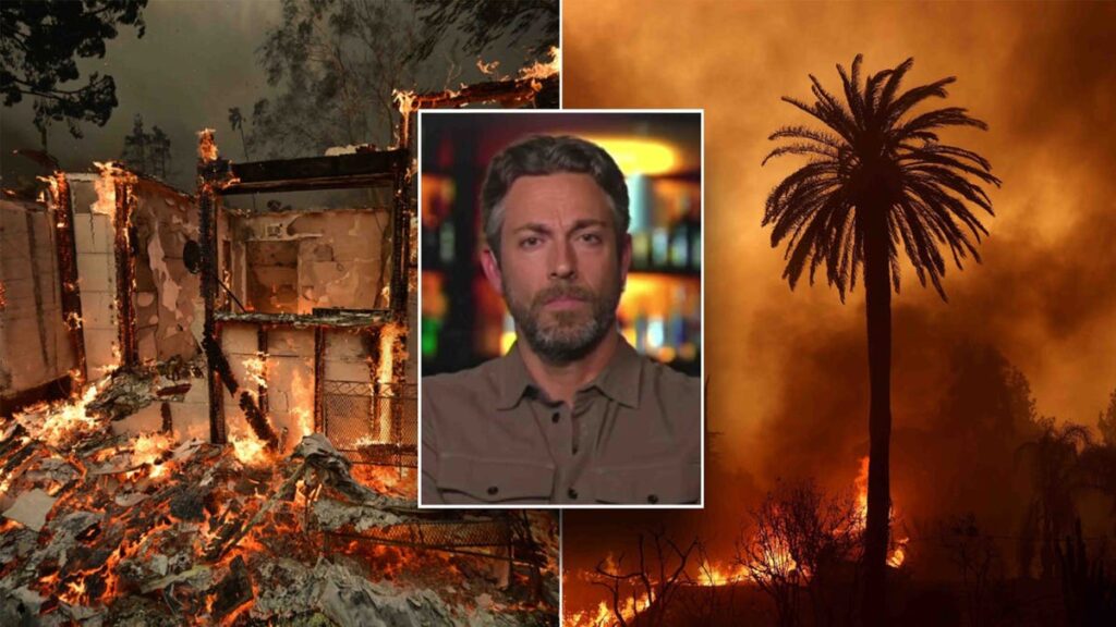 Zachary Levi blames 'incredibly poor' leadership for LA wildfires, suggests 'criminal negligence' at play