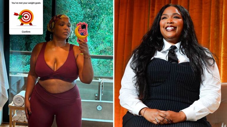 Lizzo celebrates reaching weight-loss goal: 'I haven't seen this number since 2014!'