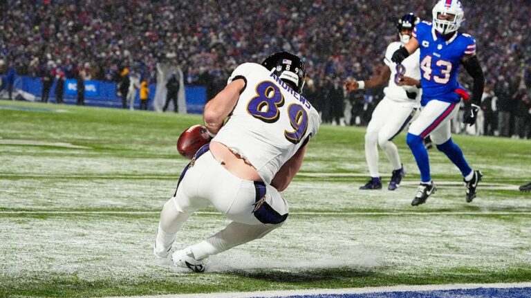 Ravens' Mark Andrews faces scrutiny after two crucial mistakes in playoff loss to Bills