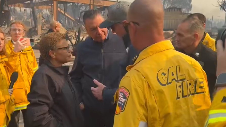 Silent on arrival: LA Mayor Karen Bass refuses to answer questions for absence as wildfires ravage city