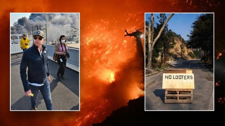 Newsom calls for looting to be a felony in evacuation zones amid LA inferno