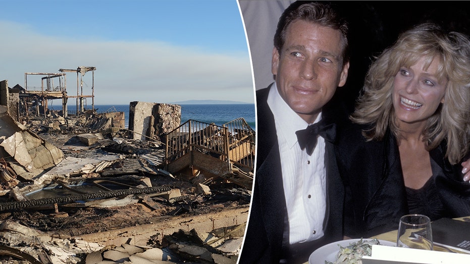 LA fires destroyed Ryan O'Neal's Malibu home he once shared with Farrah Fawcett