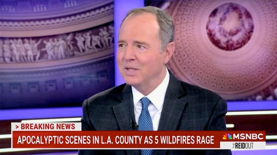 Sen. Adam Schiff scolds Trump to be a unifier in response to LA wildfires