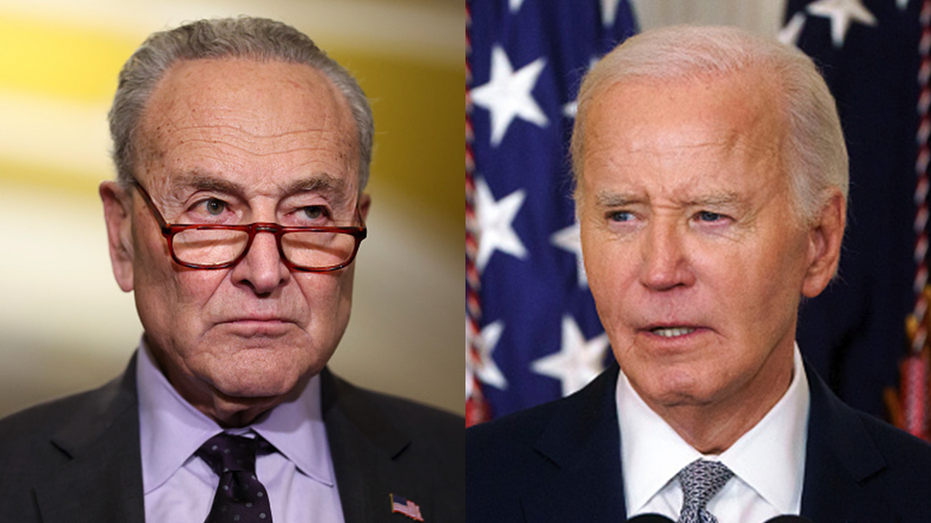 Chuck Schumer reveals private conversations with Biden urging president to end 2024 campaign