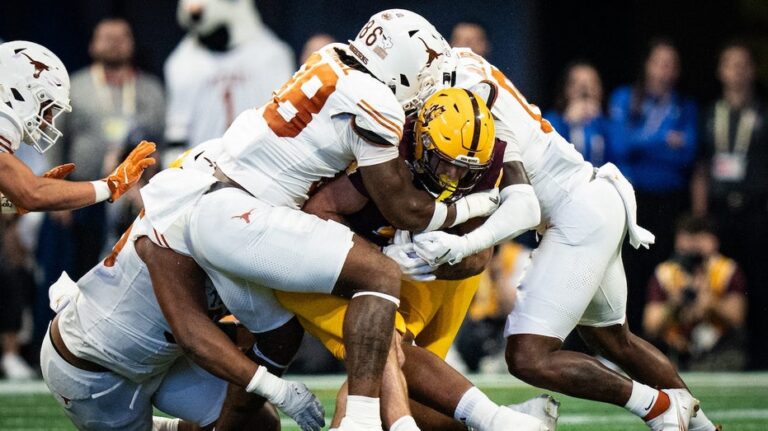 Texas survives double OT scare from Arizona State in college football playoff thriller