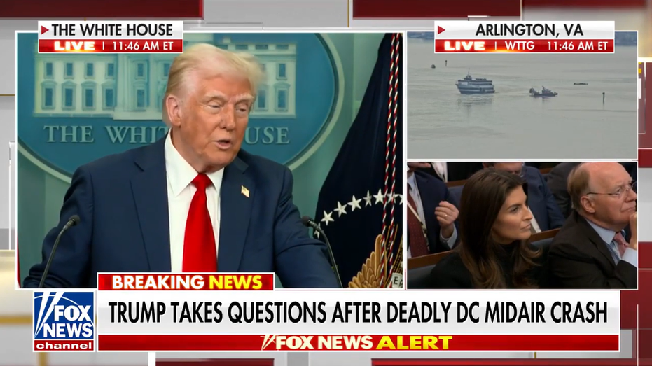 Trump has tense exchange with CNN reporter over blaming DEI policies in plane crash