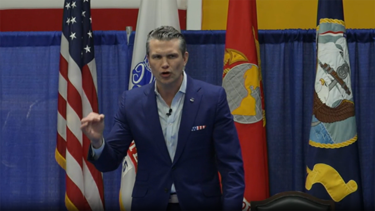 WATCH LIVE: Defense Secretary Hegseth answers reporter questions abroad