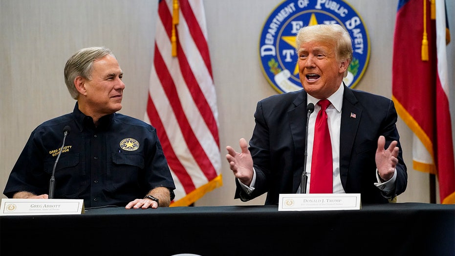 Trump holding Oval Office meeting with Texas Gov. Abbott over 'securing the southern border'