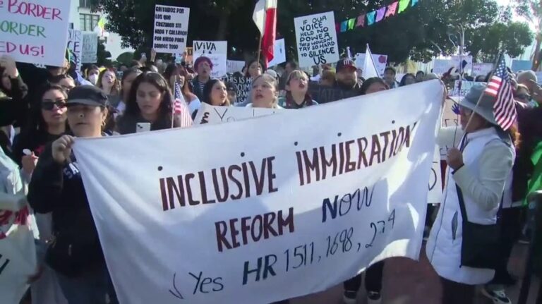 Demonstrator steals police car during anti-deportation protest in Arizona