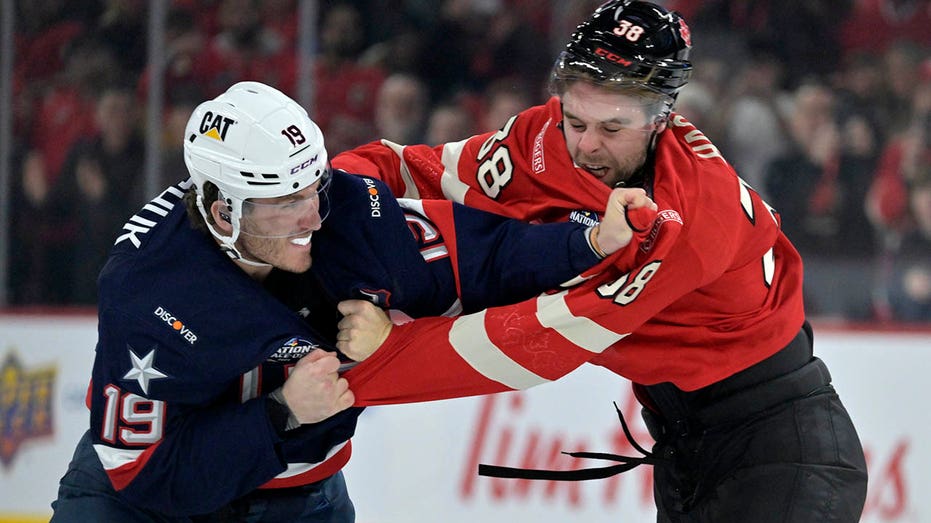 Canada's Brandon Hagel on why he fought USA's Matthew Tkachuk: 'For the flag ... not for the cameras'