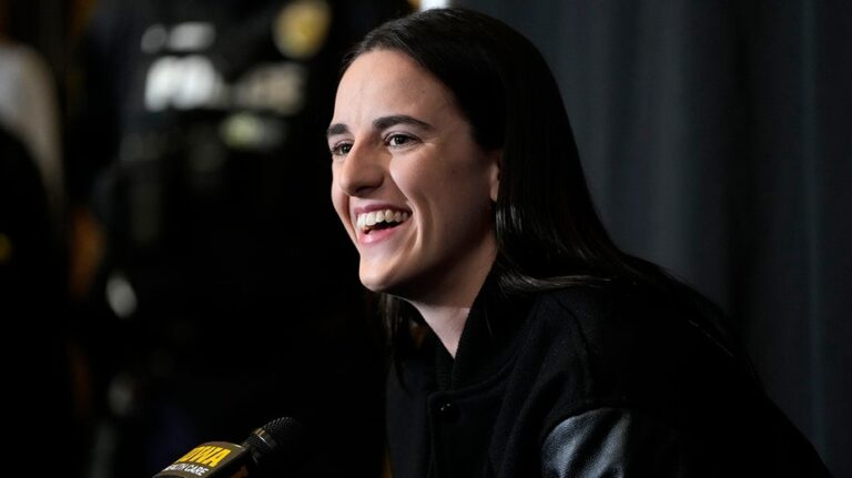 Caitlin Clark watches Iowa stun No 4 USC as her jersey gets retired