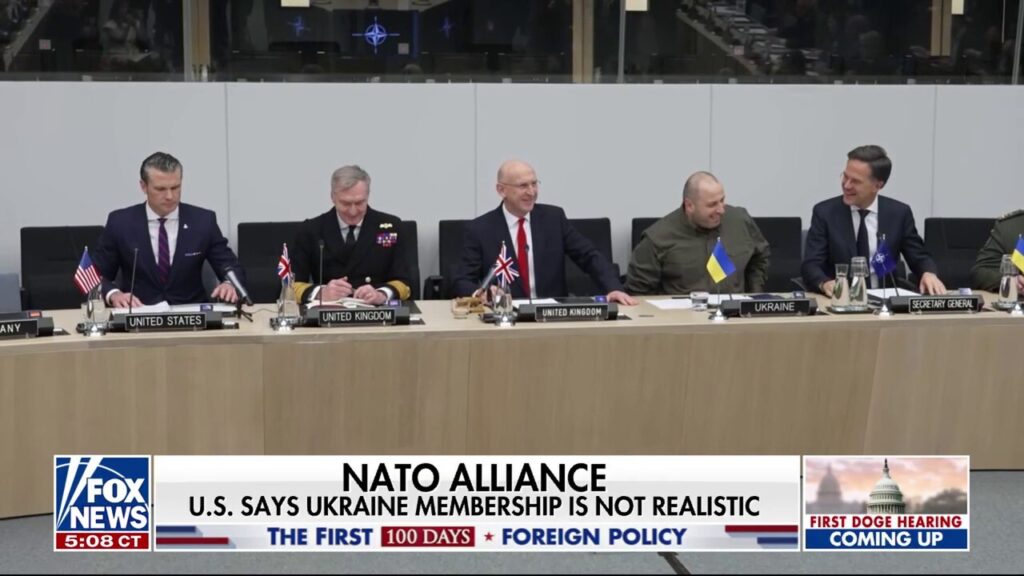 Hegseth ends hopes for Ukraine to join NATO