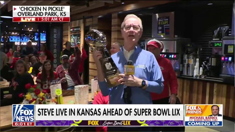 Chiefs fans rally on Breakfast with 'Friends' in Kansas City in hopes of a Super Bowl three-peat