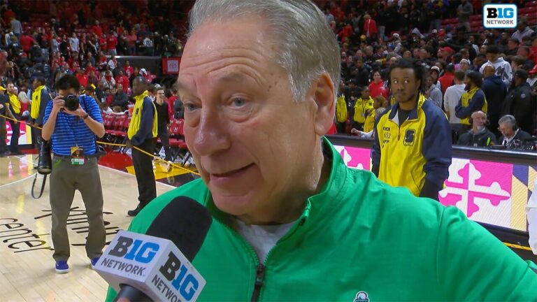 Tom Izzo after Michigan State's buzzer-beating win vs. Maryland: 'We deserved to win this game'