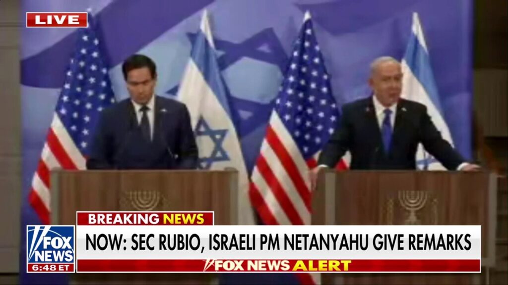 Secretary Rubio, Israeli PM Netanyahu deliver joint remarks