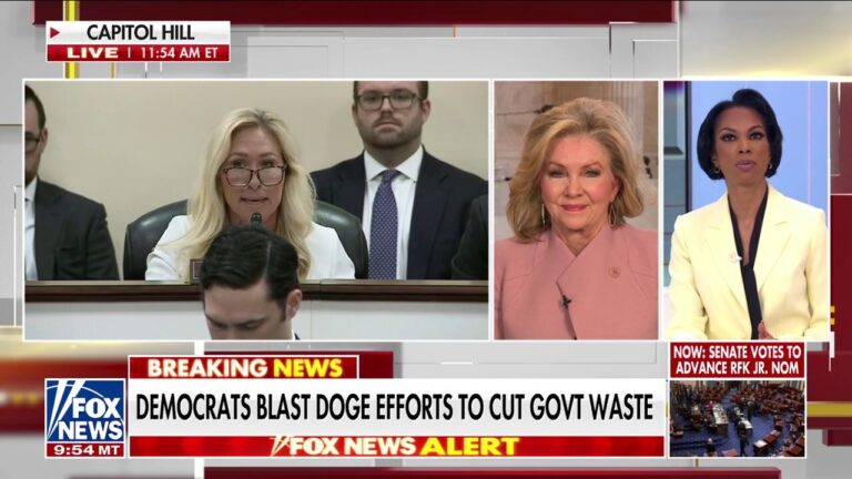 Sen. Blackburn says Dems are 'losing it' over DOGE waste cuts