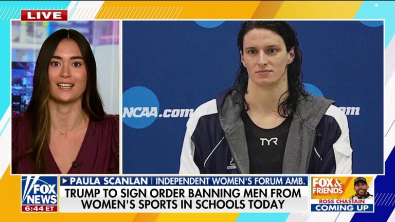 Trump to sign executive order banning men from women's sports in schools