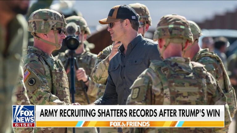 Army recruiting shatters records after Trump win: 'Best number in 15 years'