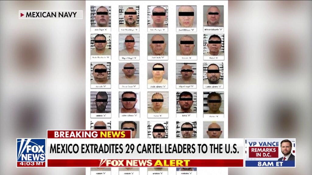 Mexico extradites 29 cartel leaders to US