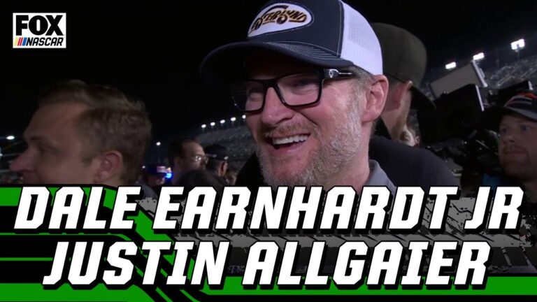 Dale Earnhardt Jr. & Justin Allgaier are emotional after JR Motorsports qualifies for Daytona 500