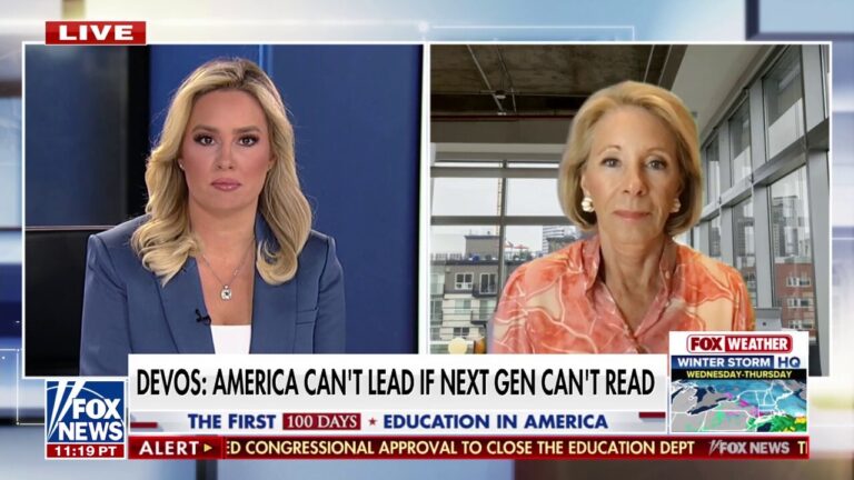 Department of Education’s results have been ‘dismal,’ says Betsy DeVos