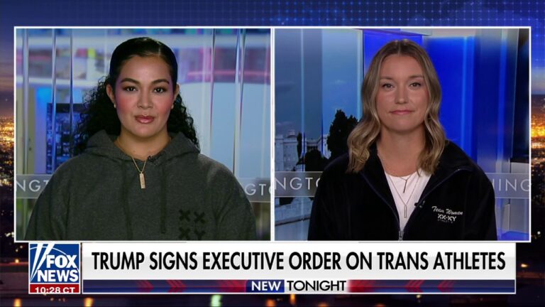 Collegiate volleyball player ‘ecstatic’ after Trump signs EO to protect women’s sports