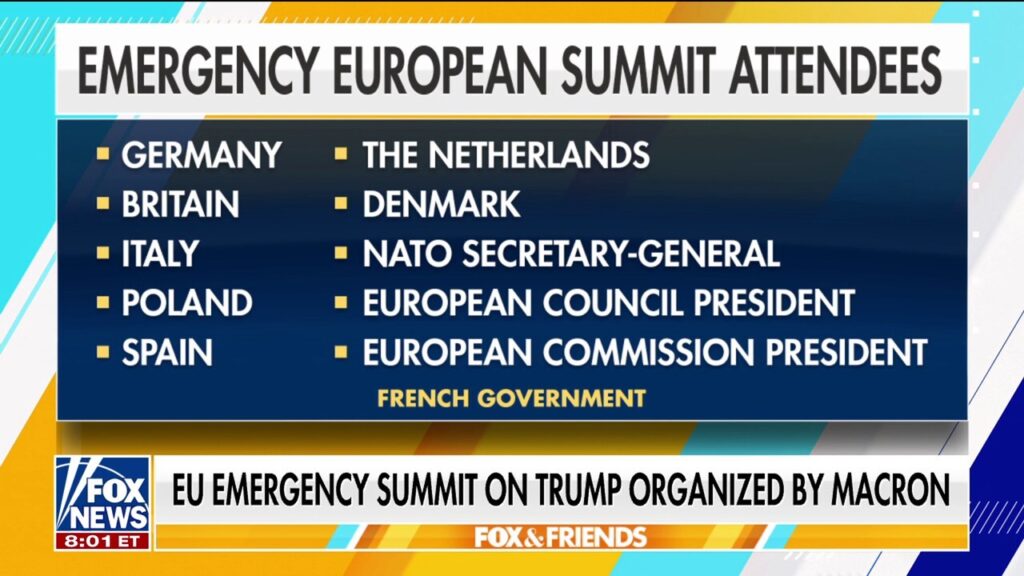 European leaders hold emergency meeting about Trump