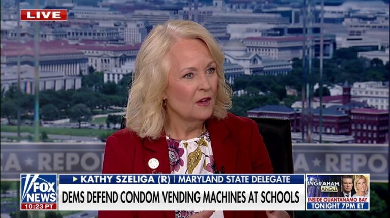 Maryland lawmaker shocked by blue state's push to allow condom vending machines in public schools