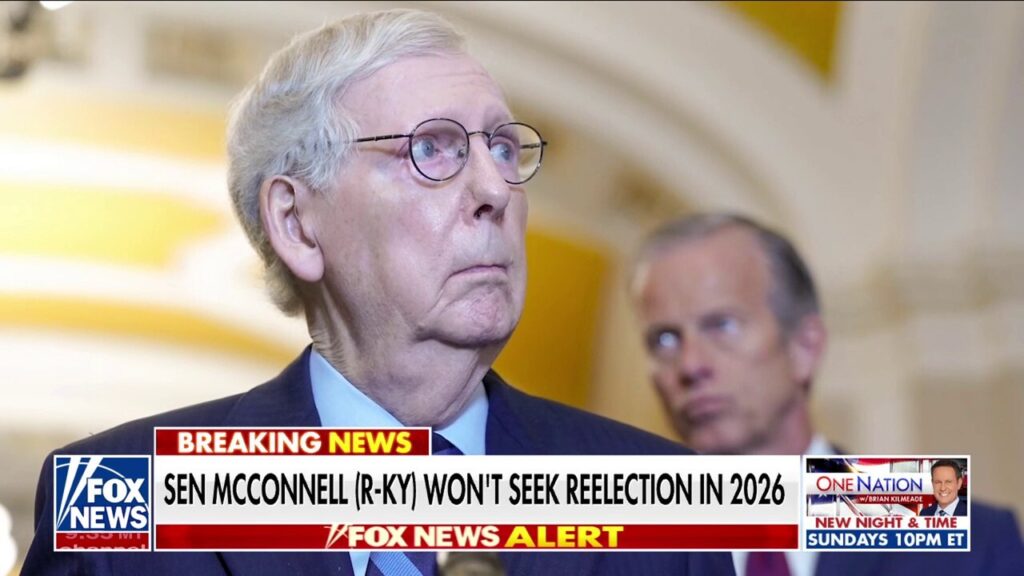 Sen. Mitch McConnell announces he won’t seek re-election in 2026