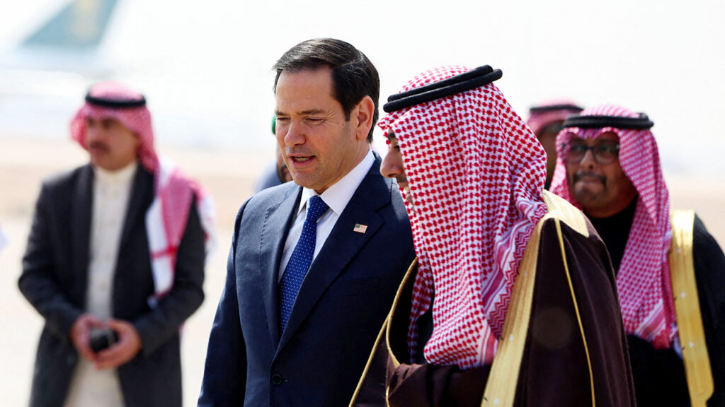 WATCH LIVE: Rubio holds meeting in Saudi Arabia's capital city