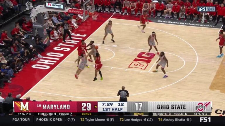 Maryland's Rodney Rice made a pull-up jumper to extend lead against Ohio State