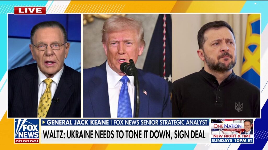 Gen. Keane: 'Regrettable' for Trump, Zelenskyy to criticize each other publicly