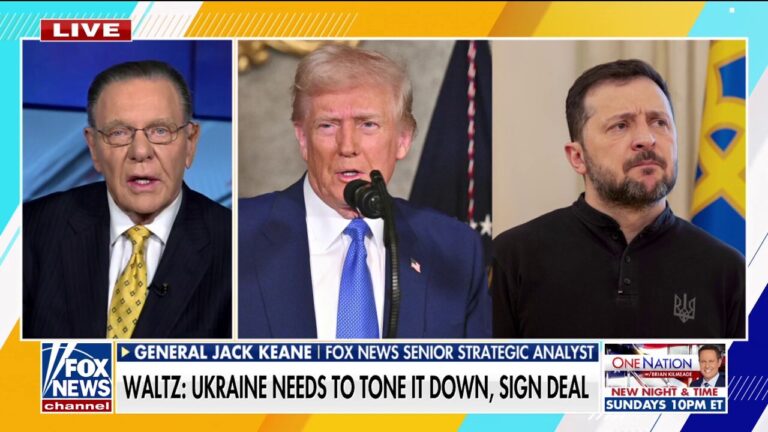 Gen. Keane: 'Regrettable' for Trump, Zelenskyy to criticize each other publicly