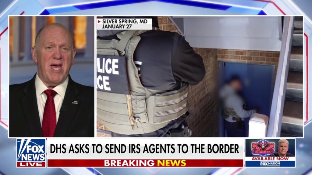 Tom Homan: Leaks on ICE raids 'put officers' lives at risk'