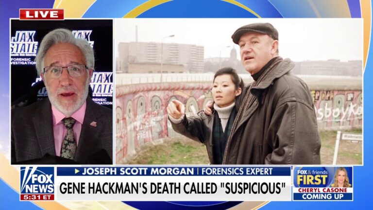 Forensics expert reveals 'striking' element in the death investigation of Gene Hackman, wife