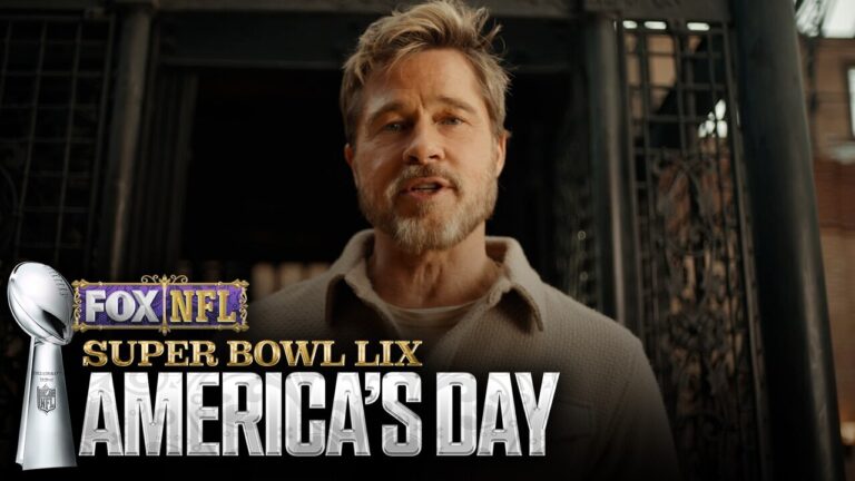 Super Bowl LIX: Brad Pitt explains what it means to be American on Super Bowl Sunday | NFL on FOX