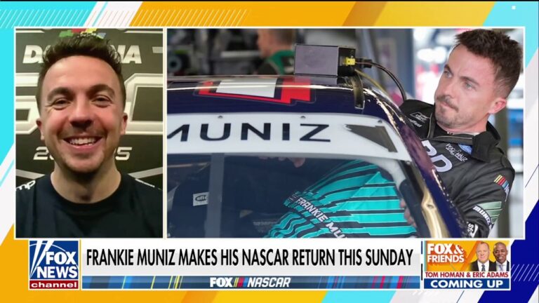 Frankie Muniz returns to track after NASCAR truck race wreck