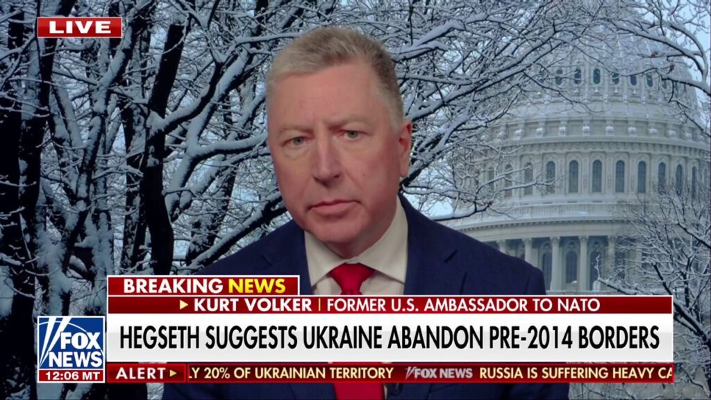 Kurt Volker says ending the war in Ukraine is about 'deterring Russia from attacking'