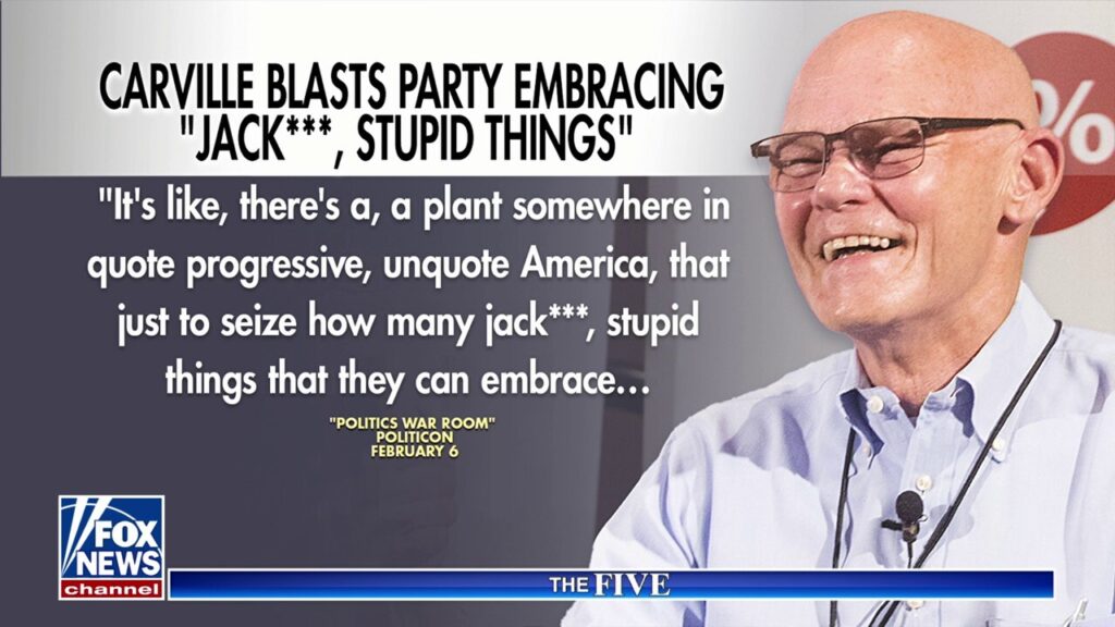 Is there a ‘plant’ for stupid ideas among Dems? James Carville thinks so…