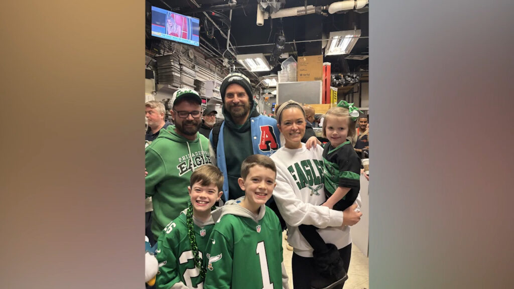 8-year-old Eagles fan reacts to Super Bowl surprise by Bradley Cooper