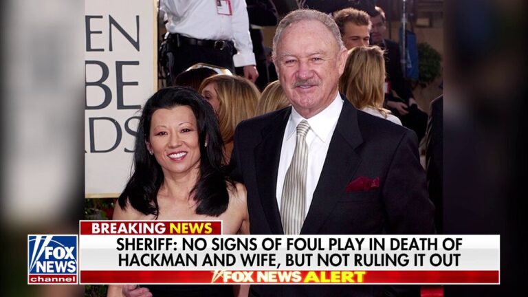 Authorities say no obvious signs of foul play in deaths of Gene Hackman, wife, but not ruling it out