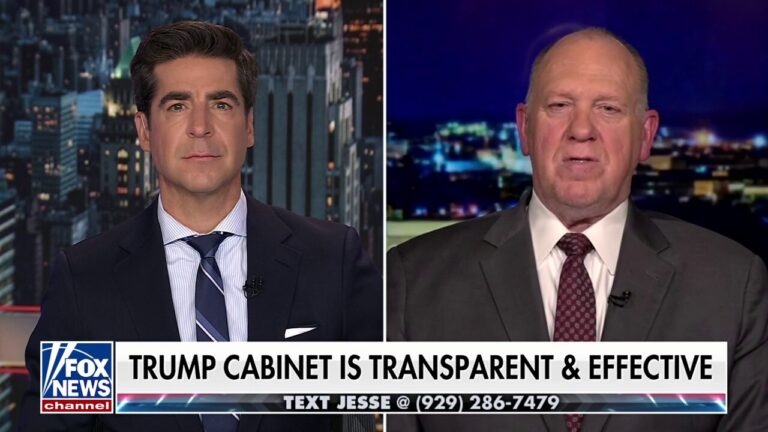 Trump 'border czar' Tom Homan says targeting and operations must be increased