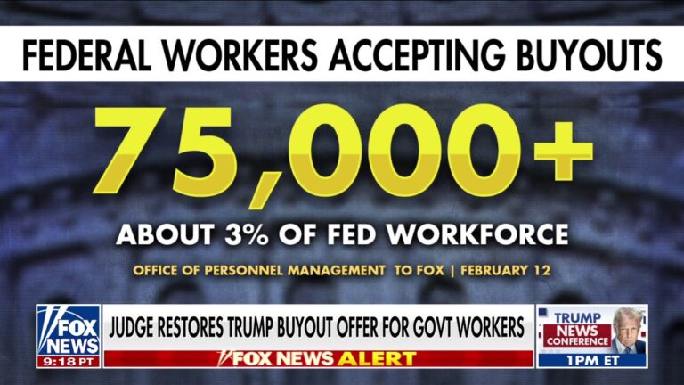 Kayleigh McEnany says judge restoring buyout offer for federal workers is a 'huge win' for President Trump