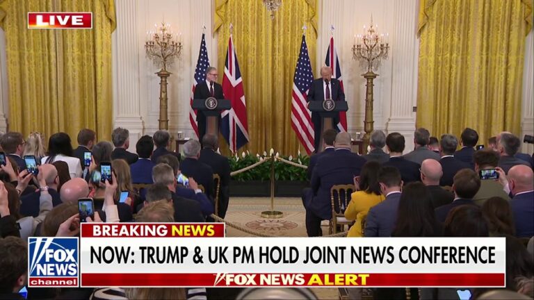 President Trump and UK Prime Minister Keir Starmer hold joint news conference