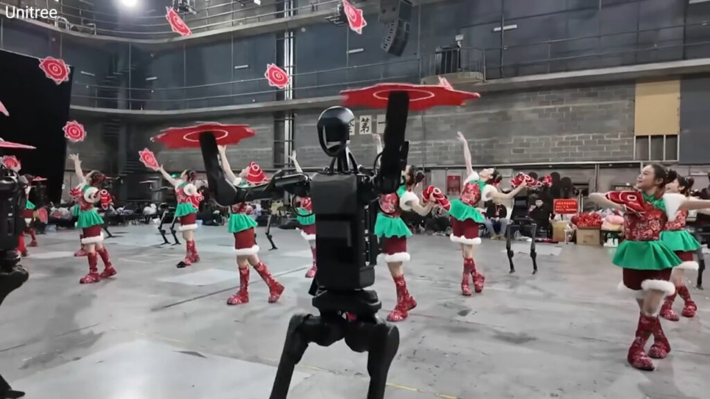 'CyberGuy': Humanoid robots bust dance moves alongside humans