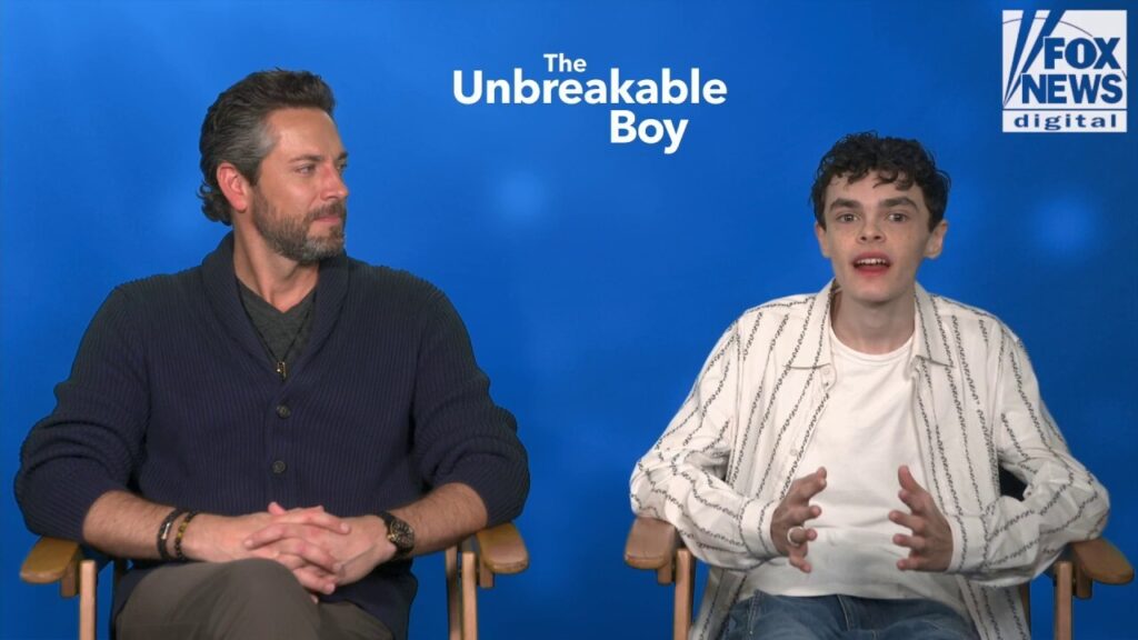 ‘The Unbreakable Boy’ star Jacob Laval says Zachary Levi was great to work with as onscreen dad