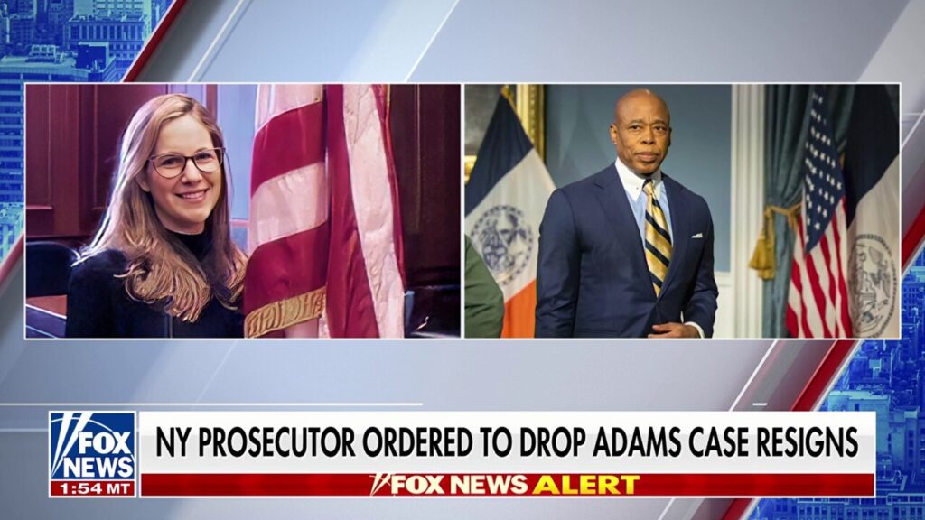 NY prosecutor who was ordered to drop case against Eric Adams resigns